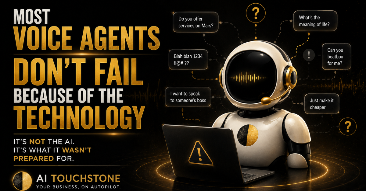 Most Voice Agents Don't Fail Because Of The Technology 