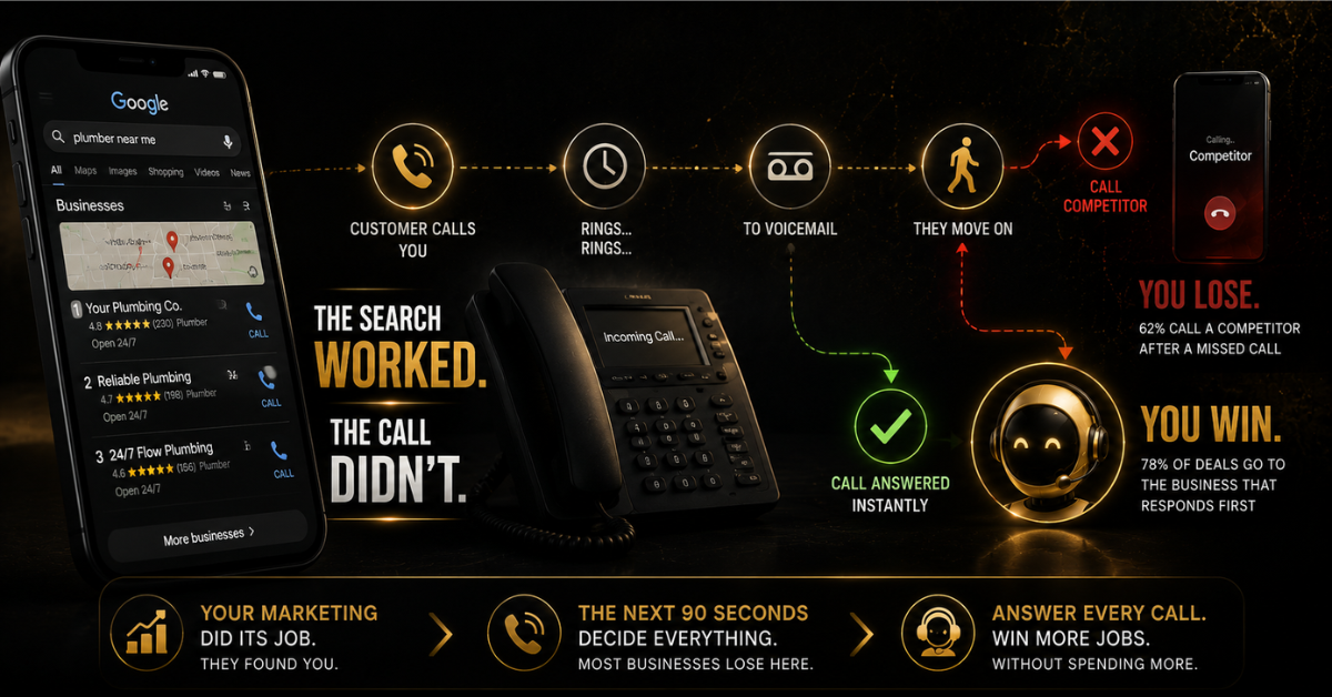 Your SEO Is Working. Your Phone Isn't.